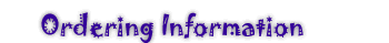 Ordering information